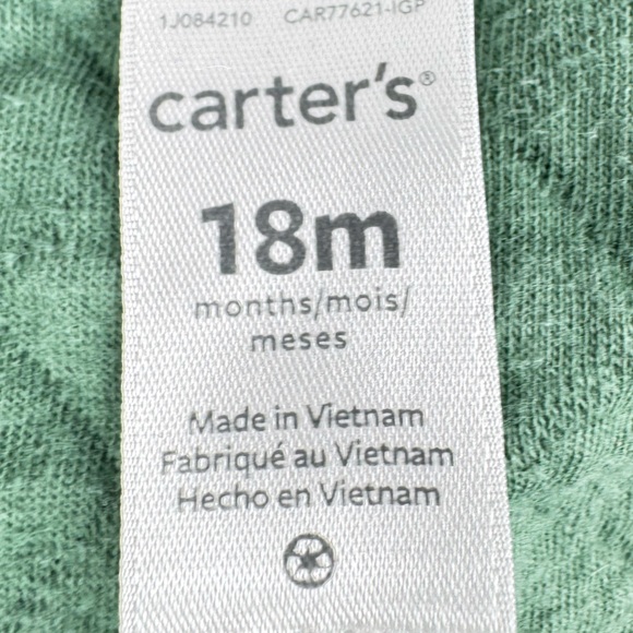 Carter’s Dinosaur Zip Up Vest w/Pockets - Picture 5 of 8